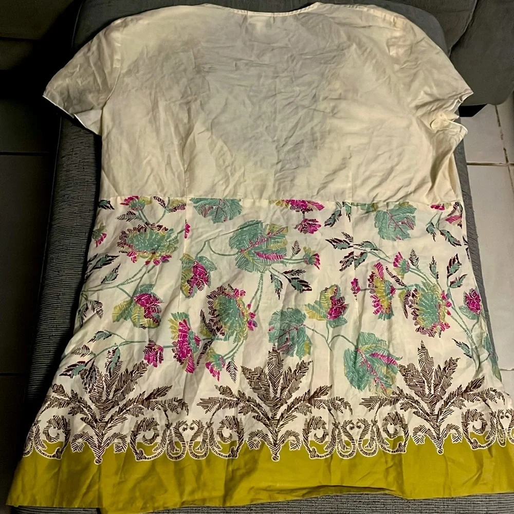 J. Jill Embroidered Short Sleeve Blouse - Picture 5 of 5